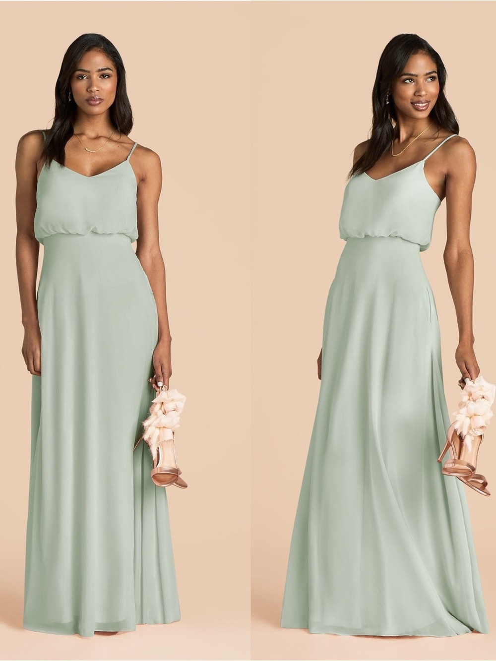 Birdy Grey Sage Chiffon Gwennie size medium